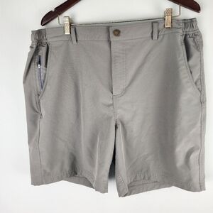 Drake Traveler Trek Lightweight Quick Dry Moisture Wicking Shorts Gray Size XL